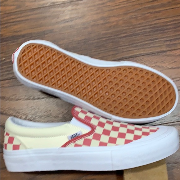 VANS SLIP-ON PRO CHECKERBOARD Mineral Red MEN’S - Picture 10 of 16